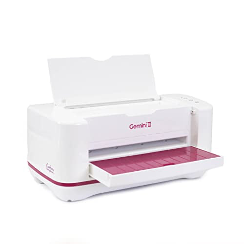 Gemini II Electric Die Cutting &amp; Embossing Machine with Pause and Rewind   9" x 12.5" Cutting Platform [GEMII M GLO]…, White