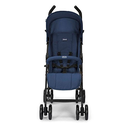 Chicco London Up Leichter Zusammenklappbarer Kinderwagen von 0 Monaten bis 15 kg, Verstellbarer und Kompakter Kinderbuggy mit Frontbügel, Schlafposition, Regenschirmverschluss