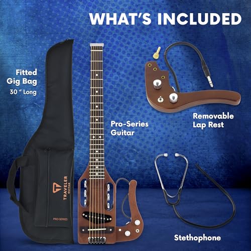 Traveler Guitar Pro Series E Gitarre, Antik braun (PS ABNS)
