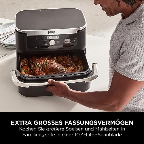 Ninja Heißluftfritteuse antihaftbeschichtete spülmaschinenfeste AF500EU