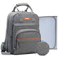 Homfu Wickeltasche Rucksack Mama Krankenhaus Babytaschen für Mädchen Jungen Multifunktionaler großer Laptop Reiserucksack Mama Papa Wickeltasche mit Wickelunterlage Wasserdicht Mutterschaft Baby