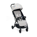 Chicco Glee leichter Kinderwagen, Buggy, praktisch und leicht, automatischer Schließmechanismus, breiter und bequemer Sitz, hochwertige Räder, verstellbare Rückenlehne, Sonnendach, bis zu 22 kg, beige
