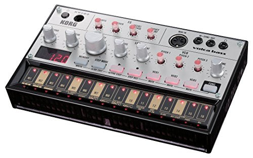 Korg VOLCA BASS Analog Synthesizer Schwarz