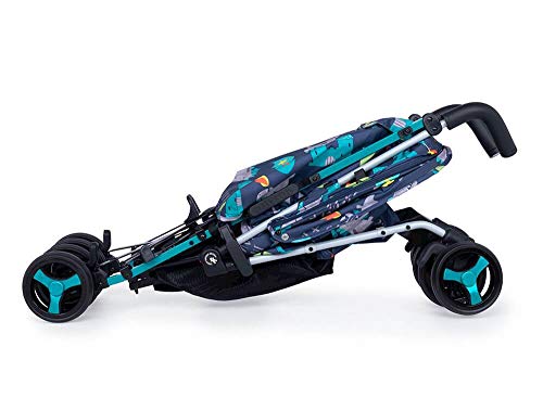Cosatto Supa 3 Pushchair – Lightweight Stroller from Birth to 25kg   Compact Fold, Shopping Basket, Footmuff (Dragon Kingdom)