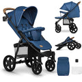 LIONELO Annet Plus Buggy bis 22 kg mit Liegefunktion, Kinderwagen klein zusammenklappbar mit Zubehör, Eva Schaum Räder, Moskitonetz, Fußdecke Getränkehalter, Korb