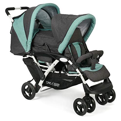 Chic 4 Baby Duo-Geschwisterwagen, anthrazit