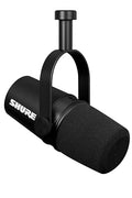 Shure MV7X XLR Podcast Mikrofon – Dynamisches Mikrofon mit professioneller Qualität für Podcasting und Gesangsaufnahmen, Voice Isolation Technologie, Optimierte Frequenz   Schwarz