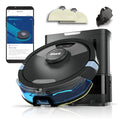 Shark Matrix Plus 2 in 1 selbstentleerter Wisch  &amp; Saugroboter mit LiDAR Home Mapping &amp; Kantenreinigung, für Teppiche, Hartböden &amp; Tierhaare, Anti Allergen, selbstaufladend, WiFi/App/Alexa, Schwarz