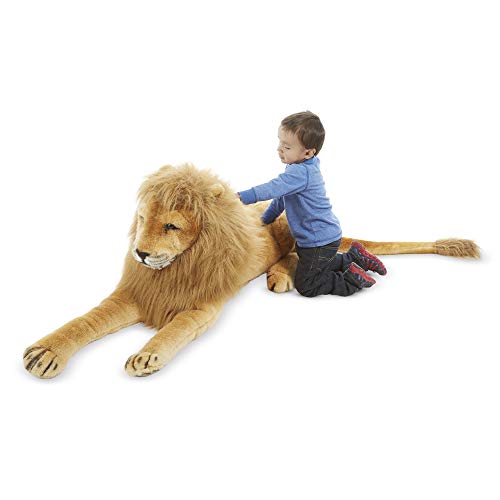 Melissa &amp; Doug Löwe – Plüsch | weiches Spielzeug | Tier | alle Altersgruppen | Geschenk für Jungen oder Mädchen, Gelb