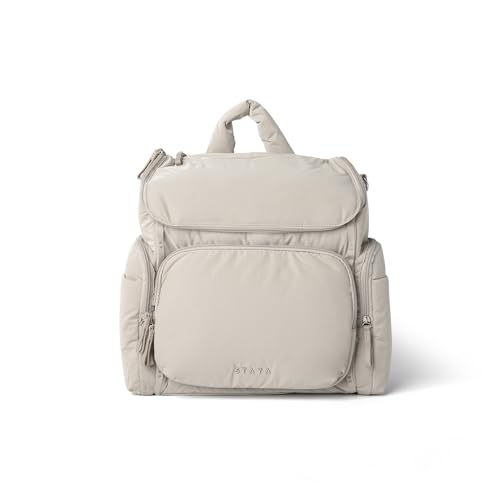 Staya Large Black Baby Diaper Bag Backpack for Boys and Girls