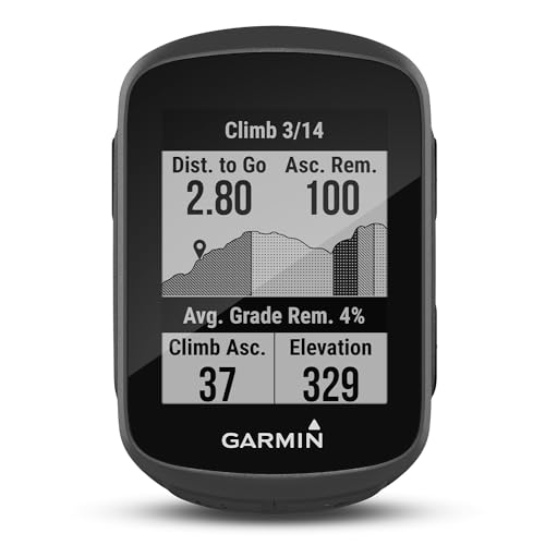 Garmin Edge 130 Plus renewed – kompakter,33 g leichter GPS Radcomputer mit 1,8“ Display,Datenaufzeichnung,Trainingsplänen,Navigation und MTB Werten.Benachrichtigungen,bis zu 12 h Akku, Generalüberholt
