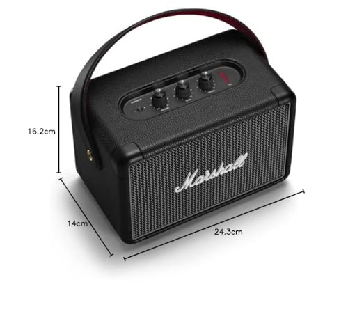 Marshall Kilburn II Bluetooth Tragbarer Lautsprecher, Kabelloser, Wasserabweisend   Schwarz, EU