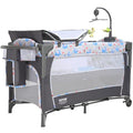 VEVOR Babybett Beistellbett Baby Rollbar 4 in 1, 926 x 598 x 692 mm Reisebett Kombi Set 35 kg Max. Gewichtskapazität, Babyreisebett mit Moskitonetz &amp; Tierspielzeug &amp; Haken, Praktischer Stubenwagen