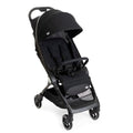 Chicco We Kinderwagen, faltbar, ultraleicht, von 0 Monaten bis 22 kg, Reise Kinderwagen, neigbar, mit Schlafposition, gepolsterte Schultergurte, kompakter Verschluss, Tasche und Regenschutz – Schwarz