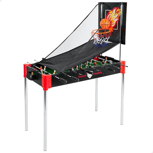 COLORBABY CB Games, 12 in 1 Multiplaytisch, Tischfußball, Tischfußball, Hockey, Basketball, Brettspiele, 92 x 41 x 61 cm, Tischfußball für Kinder, Kinderfußball, Geschenk für die ganze Familie (85420)