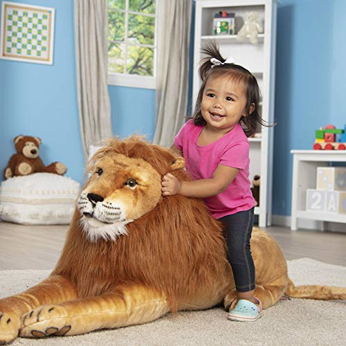Melissa &amp; Doug Löwe – Plüsch | weiches Spielzeug | Tier | alle Altersgruppen | Geschenk für Jungen oder Mädchen, Gelb