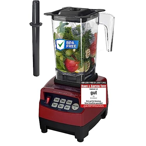 OmniBlend BPA freiem 6 Klingen System Edelstahl Standmixer