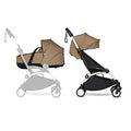 BABYZEN YOYO2 Kompletter Kinderwagen   Inklusive YOYO Liegewanne (Toffee), Kinderwagengestell (White) &amp; 6  Textilset (Toffee)   für Kleinkinder bis 22 kg