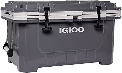Igloo Tan IMX 70 Qt abschließbare isolierte Eistruhe, spritzgegossener Kühler