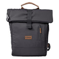 Gesslein 155 großer Wickelrucksack Wickeltasche mit einem Volumen von 30,5l! Zubehör und Kinderwagenbefestigung inkl., Anthrazit, XL