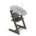 Tripp Trapp Stuhl von Stokke (Hazy Grey) mit Newborn Set (Grey)   Für Neugeborene bis zu 9 kg   Gemütlich, sicher &amp; einfach zu verwenden
