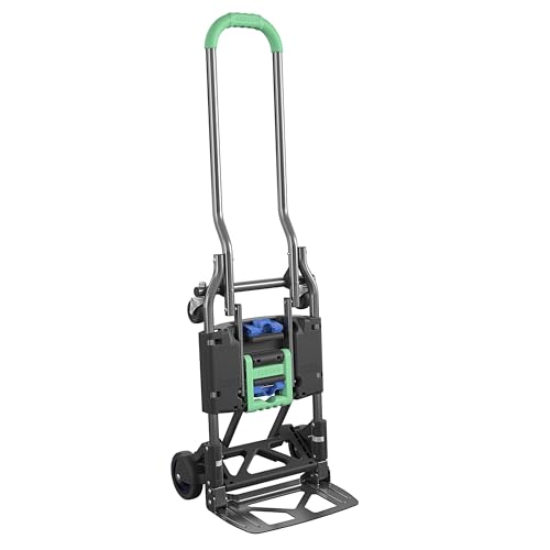 COSCO Shifter 135kg Multi Funktion Klappbar Handwagen und Sackkarre (Grün)