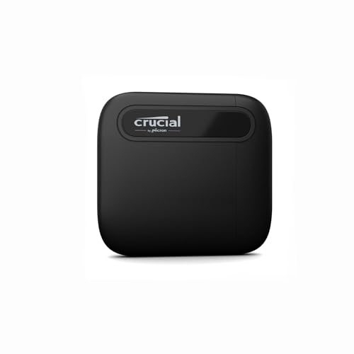 Crucial X6 2TB Externe SSD Festplatte, bis zu 800MB/s, PC und Mac, USB C 3.2 Portable Solid State Drive   CT2000X6SSD9