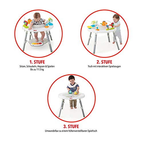 Skip Hop Explore &amp; More Mitwachsendes 3 in 1 Spielcenter, Umbaubar zu Kindertisch, ab 4 Monaten