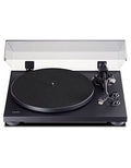 Teac TN 280BT A3 Plattenspieler mit Bluetooth Ausgang für Lautsprecher und Kopfhörer (Aluminium Plattenteller, Riemenantrieb, MM Phono Vorverstärker, High Density MDF Gehäuse) Schwarz