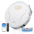 Laresar Clean Saugroboter, 4000Pa Saugroboter mit Wischfunktion, 3 in 1 Staubsauger Roboter 150 Min. Laufzeit, mit App Steuerung und WLAN,Ideal für Hartböden, Teppiche &amp; Tierhaare